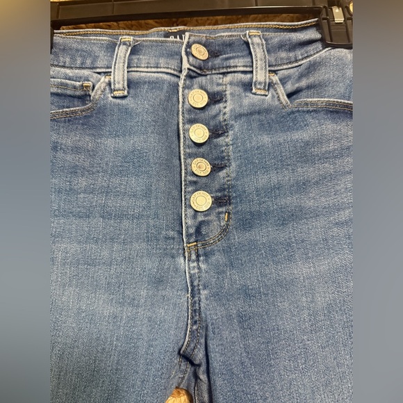 Gap Denim Women's Medium Wash Favorite High Waist Jegging,Size 8/29 Petite - Picture 2 of 9